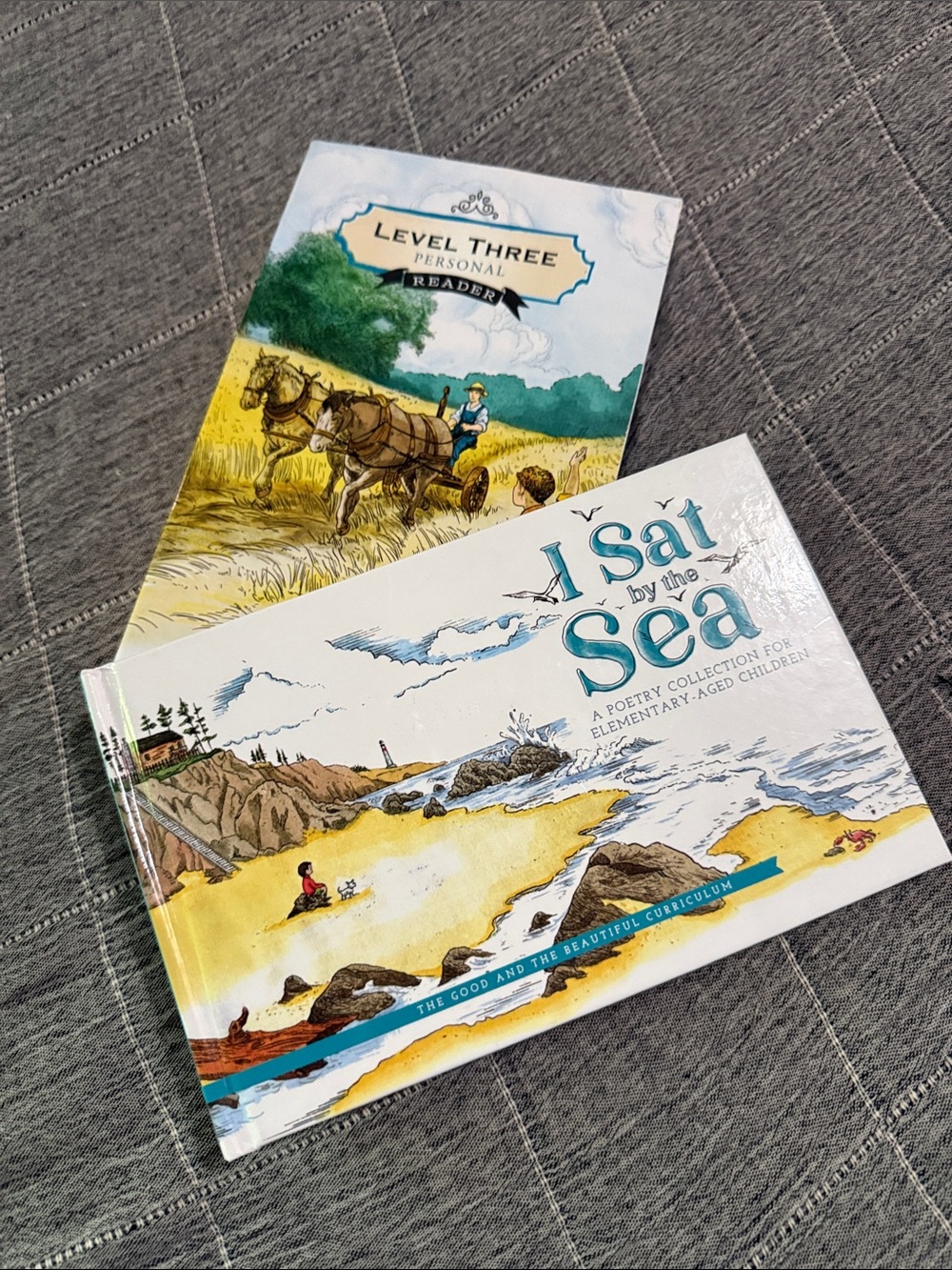 I Sat by the Sea Hardcover Children’s Book - White & Yellow